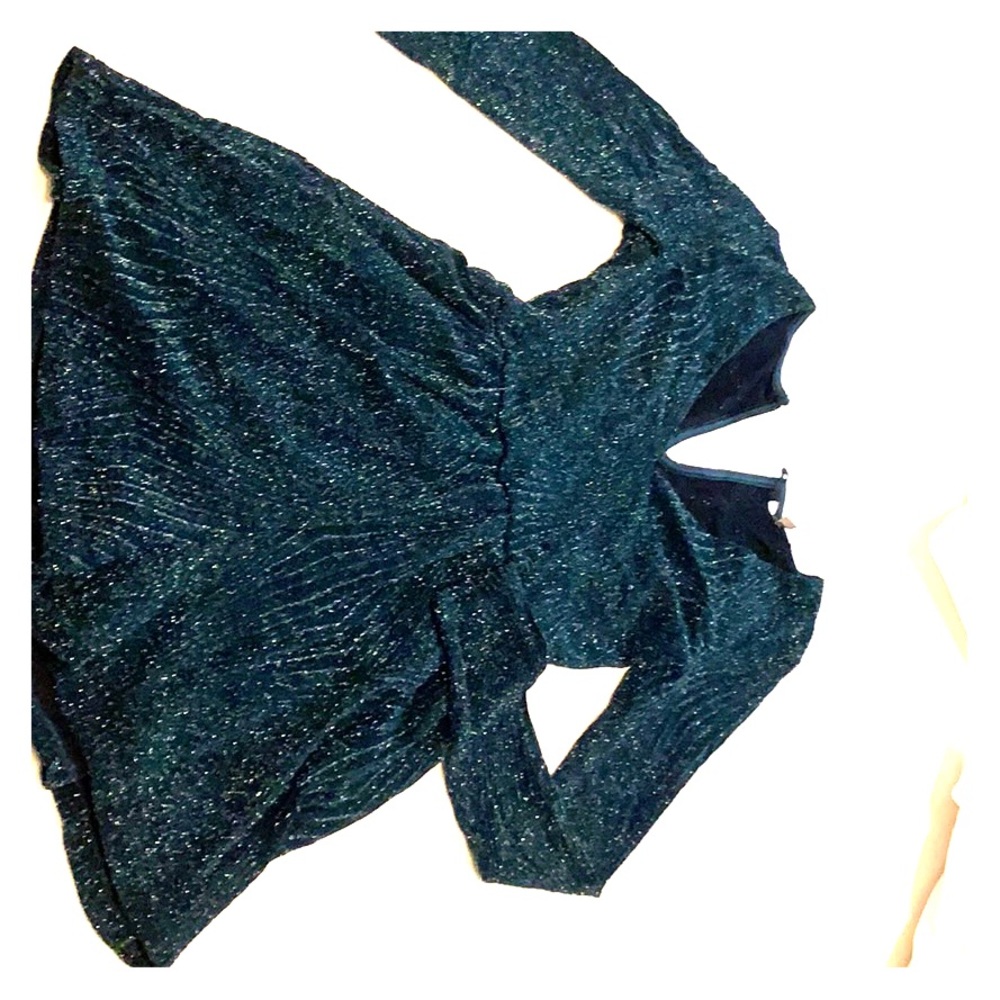 Green Sparkle Romper